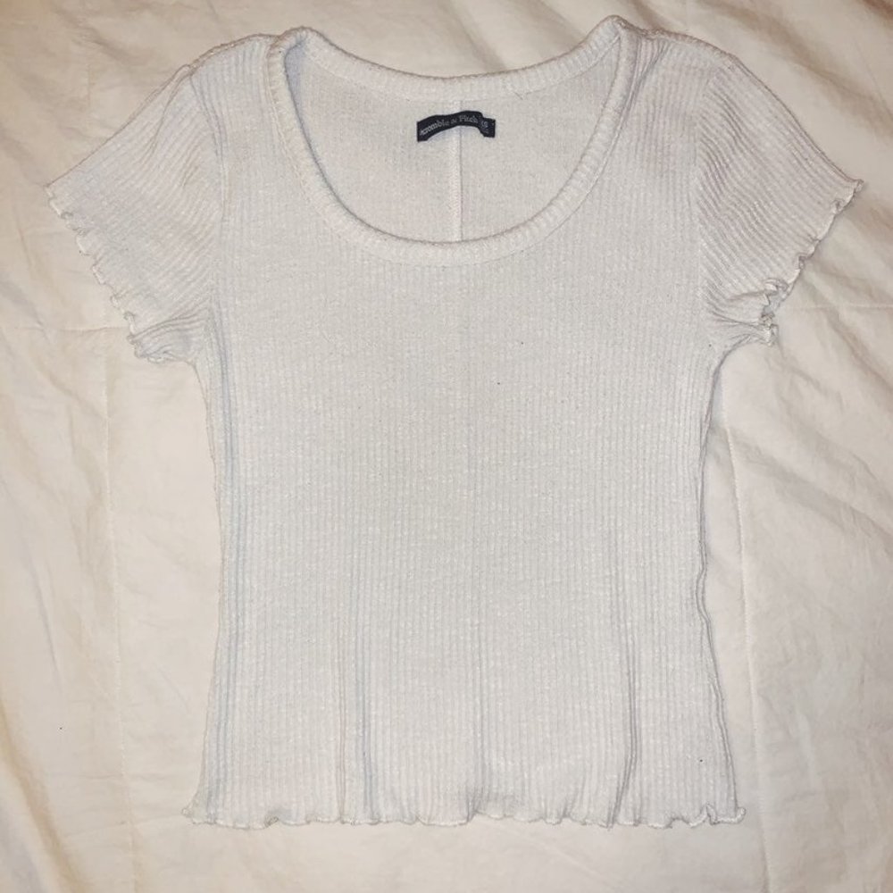abercrombie ribbed tee